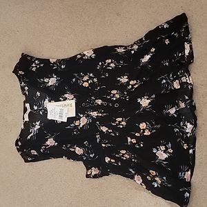 Floral Print Peplum Top
